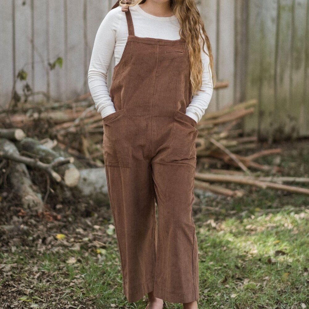 Neuflora Auburn Overalls • Brown • NWT